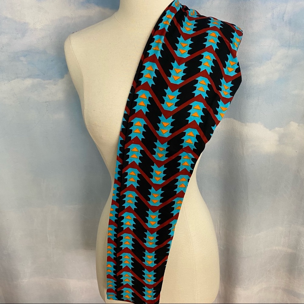 LuLaRoe Blue & Black Leggings Tween